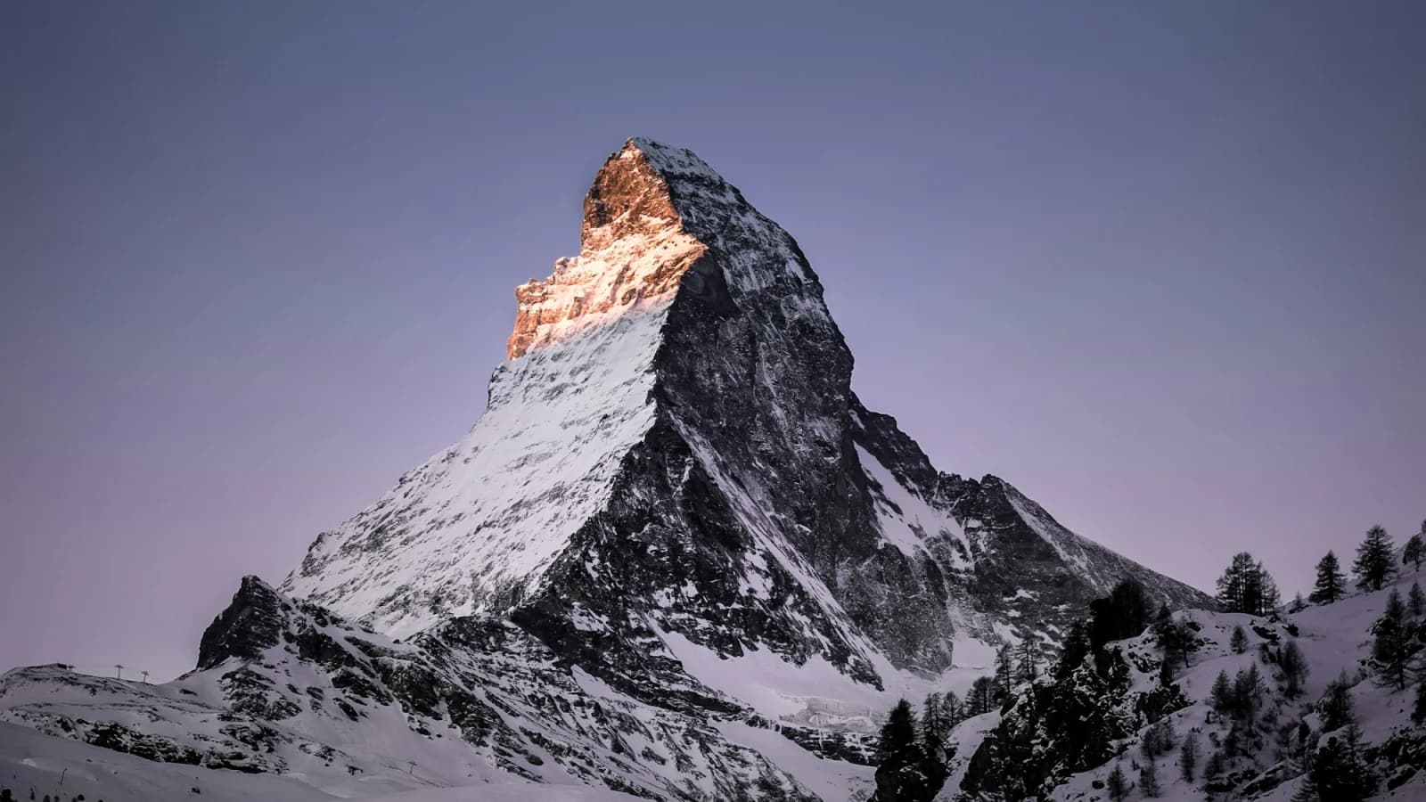 The Matterhorn above Zermatt